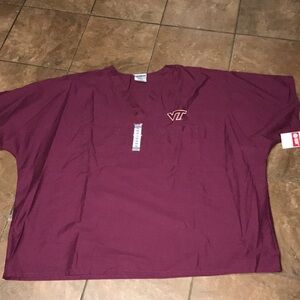 NWT Unisex VT Scrub Top